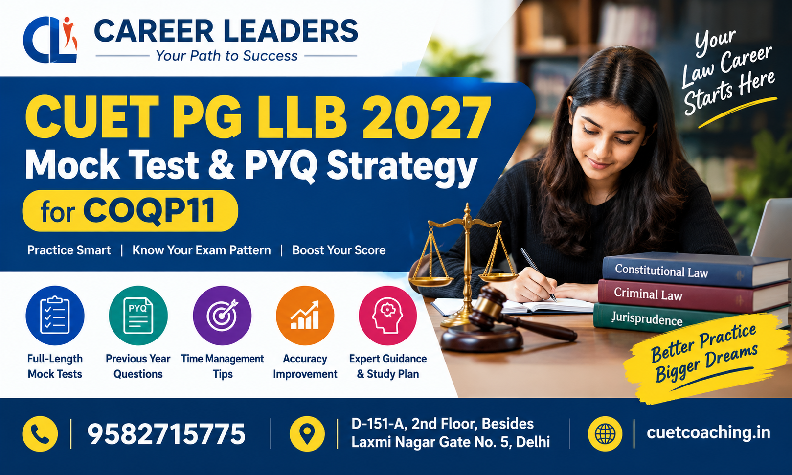 Top 3 CLAT Coaching In Delhi A Guide For Law Aspirants